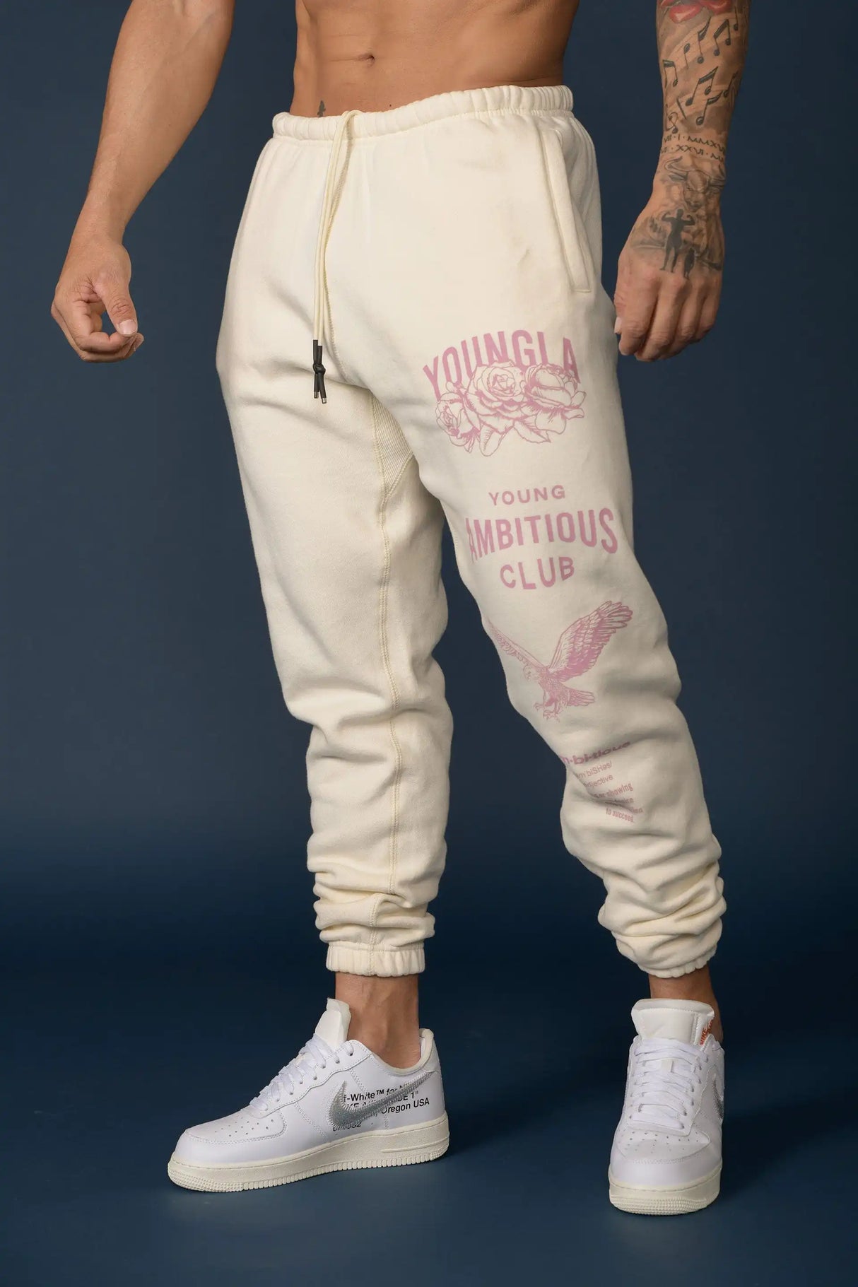 DARC Wolves Joggers Street Pants Casual Warm Oversize