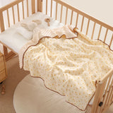 3D Minky Dot Baby Blanket Newborn Cotton Gauze