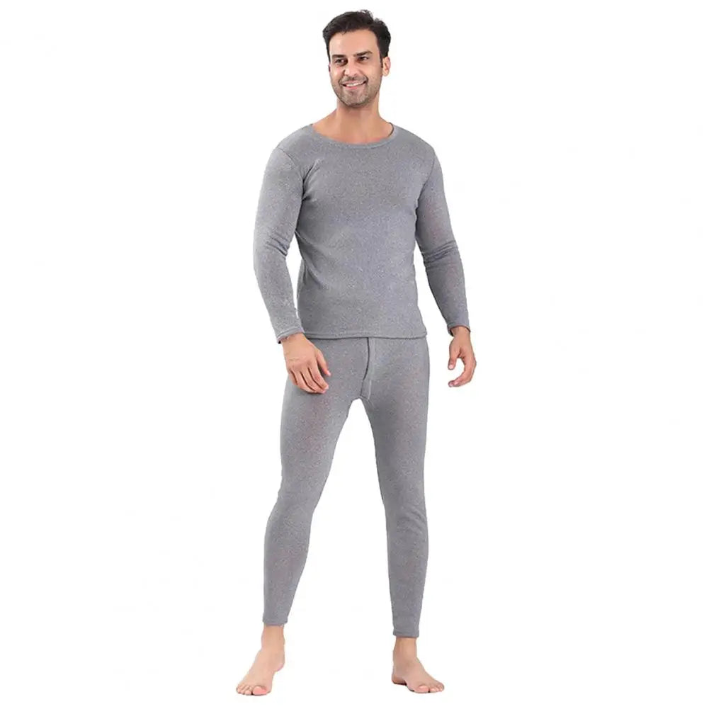 Men Thermal Underwear Set Unisex Winter Warm Underwear