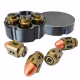 7Pcs Bullets Dice Set Role Playing Dice with