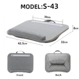 Multifunctional Portable Travel Laptop Desk Back Cushion High-density
