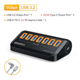 iDsonix USB Splitter USB 3.2 Hub 10Gbps Type
