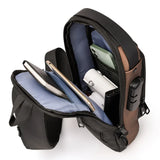 Antitheft Tape Bag Portable Backpack with USB Charging