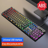 Three-piece Set Punk Gaming Keyboard and Mouse Earphone