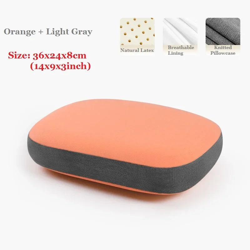 JFLEGAL Latex Pillow Natural Rubber Odorless Neck Pillow