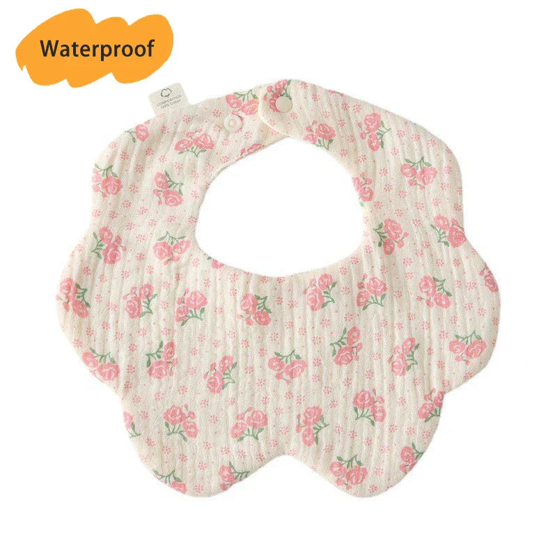 New Thickened 7 Layers Cotton Waterproof Baby Bibs