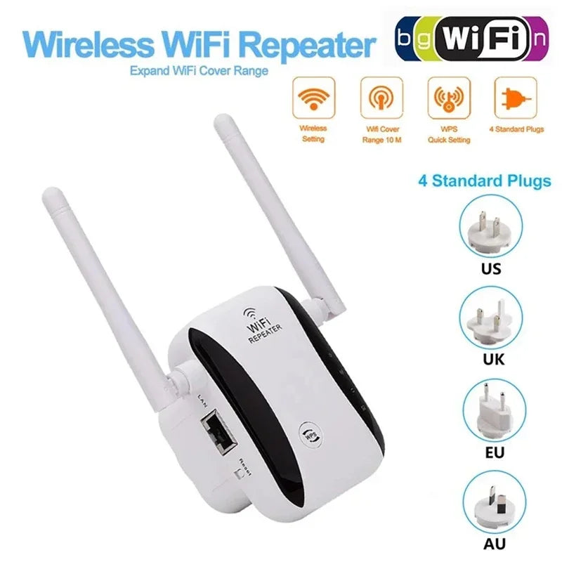 500m 4G 5G Wireless Wifi Repeater 300Mbps Network