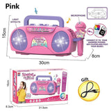 Kids Microphone Karaoke Machine Music Instrument Toys with