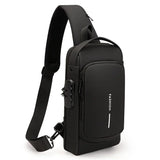 Antitheft Tape Bag Portable Backpack with USB Charging