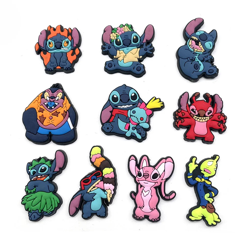 Aoger Disney Stitch collection Shoe Charms for Clogs