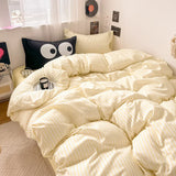 Nordic Sling Bed 150 Bedding Sets Stripes Duvet
