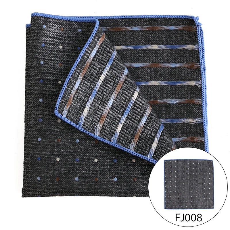 Men Pocket Square Light Coffee Beige Handkerchief Men