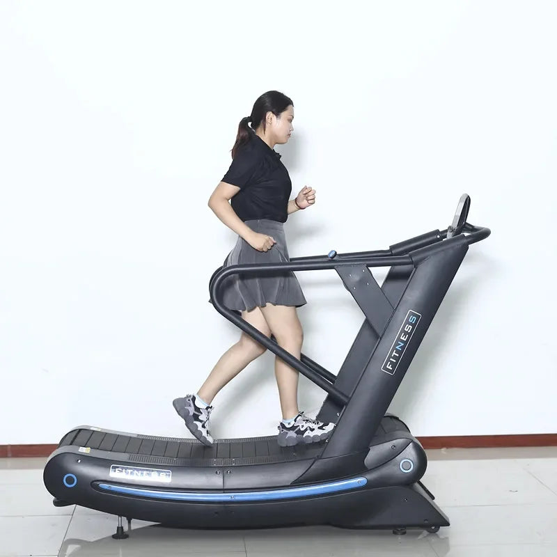 Factory Direct Sale Curved Treadmill Machine Cardio Exercise