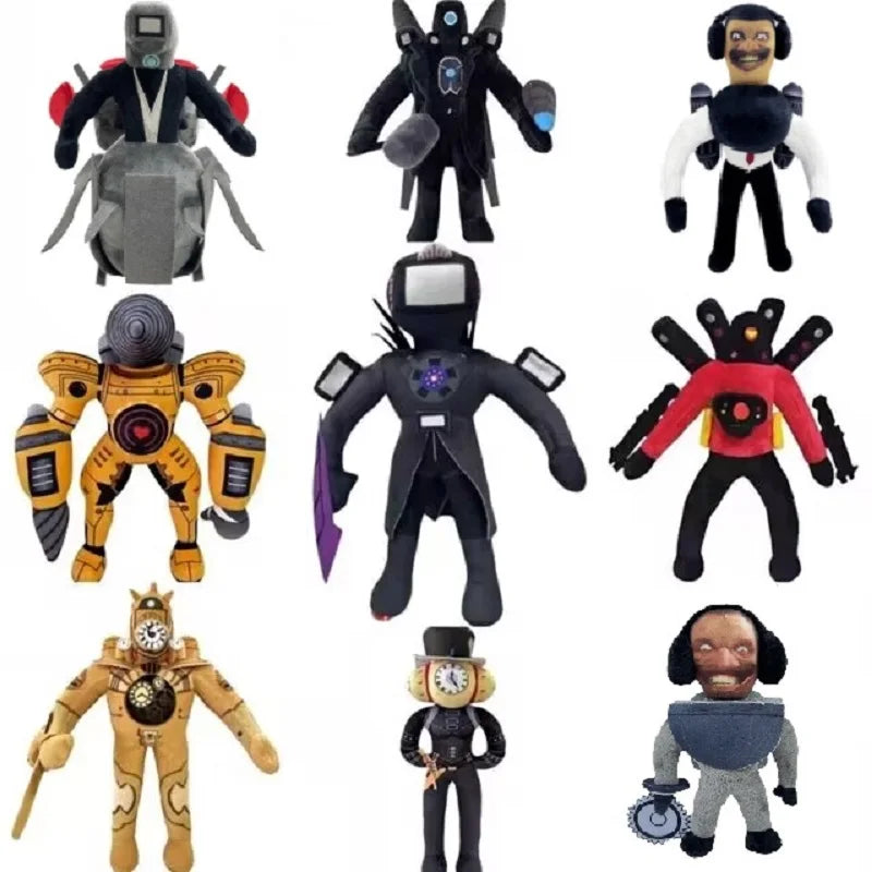 Newest Skibidi Toilet Clockman Titan TV Man Speakerman