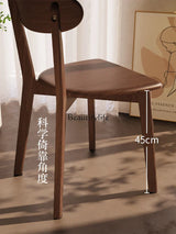Solid Wood Backrest for Dining Chair Dining Table