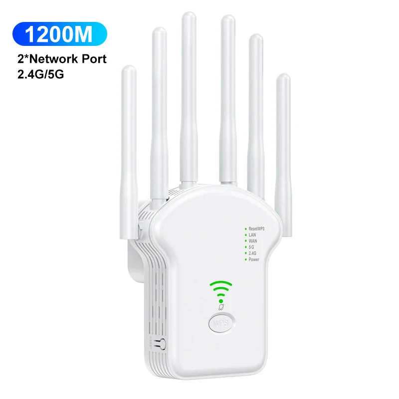 1200Mbps WiFi Repeater Wireless WiFi Signal Repeater Extender