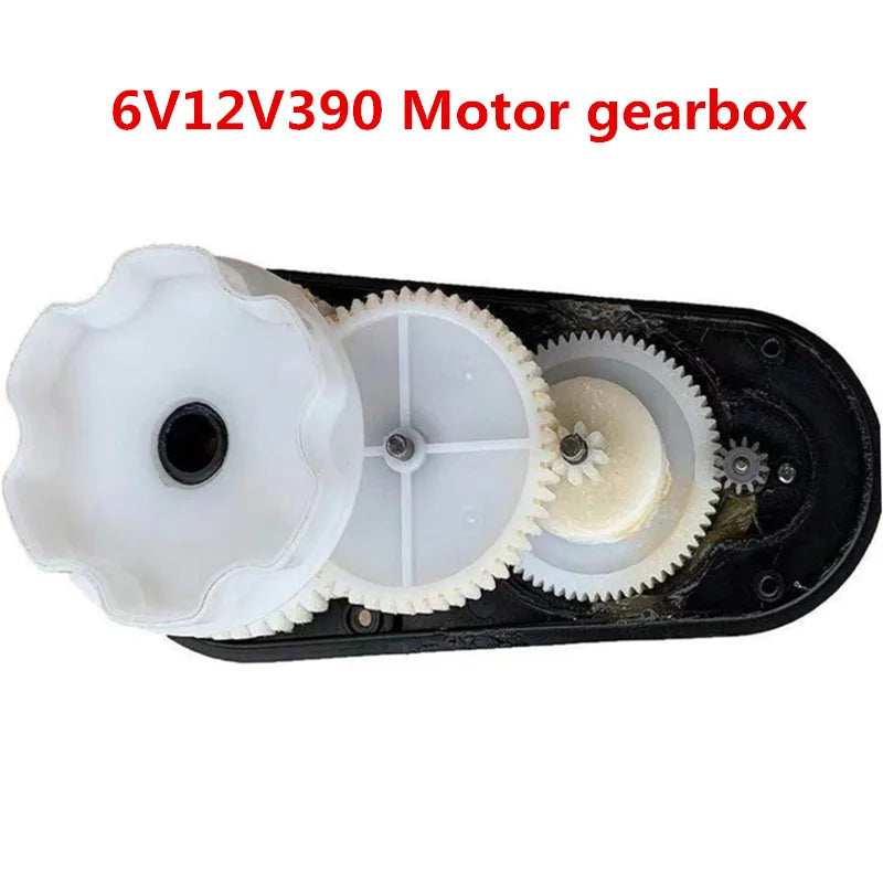 6V12V390 Electric Gearbox Motor Gear Box Children Kids