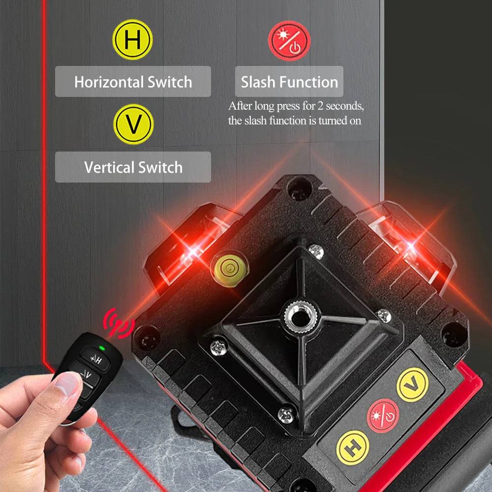 Laser Level Red Line Self Leveling 360 Horizontal