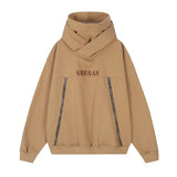 Japanese Streetwear Letter Embroidered Ninja Hoodies For Men