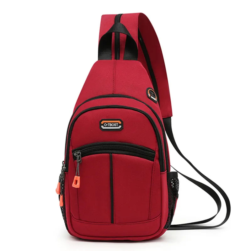 Men Women Polyester Shoulder Bags Outdoor Nylon Fanny