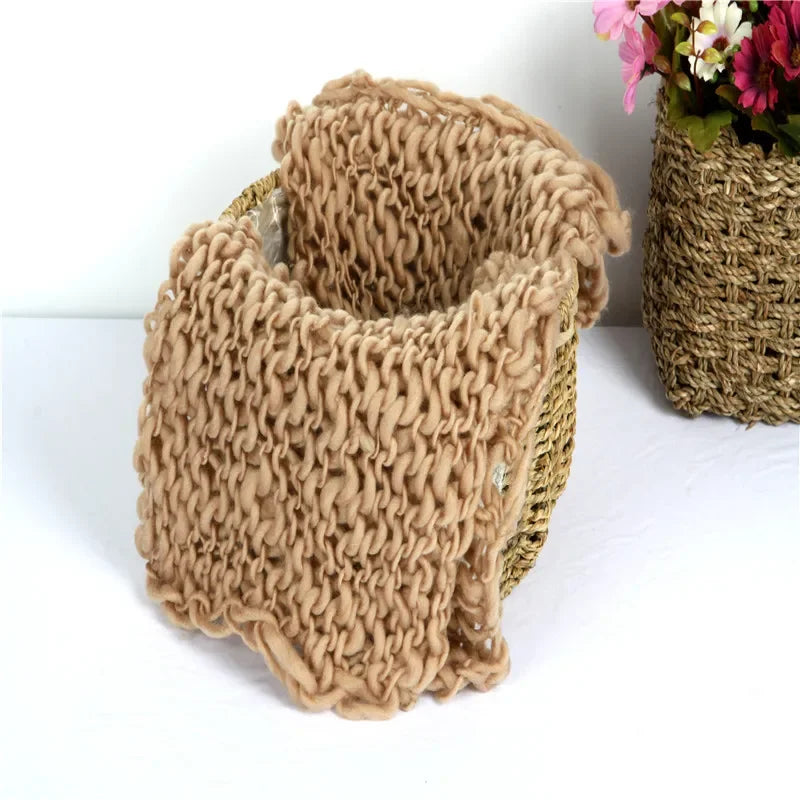 Newborn Photography Props Article Wool Blanket Baby Accessories