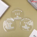 10Pcs Ping Pong Racket Protective Film Sticky Transparent