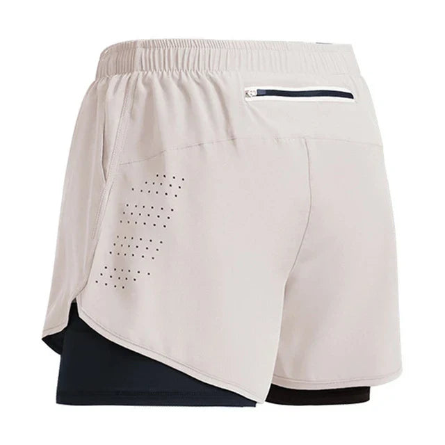 2023 Sport Shorts Men Sportswear Double-deck Training Short