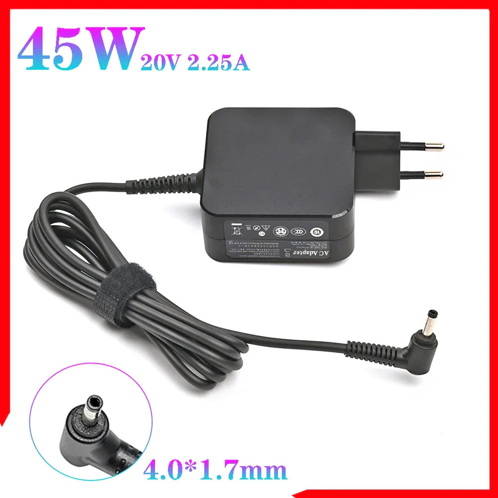 20V 2.25A 45W 4.0*1.7mm Laptop Power Adapter For