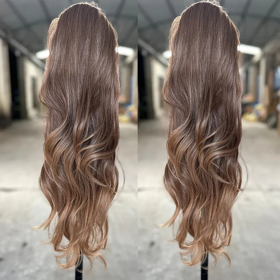 Gladys Weave Ponytail Extensions Synthetic Long 28 Inches