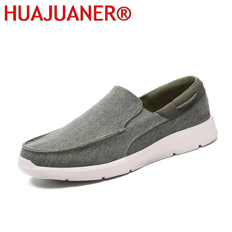 Classic Men Canvas Shoes Men's Mules Shoes Summer Casual Loafers Lightweight Male Footwear Slip on Sneakers Male Big Size 39-47