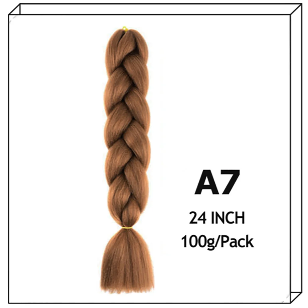 24Inch Synthetic Long Jumbo Ombre Braiding Hair For