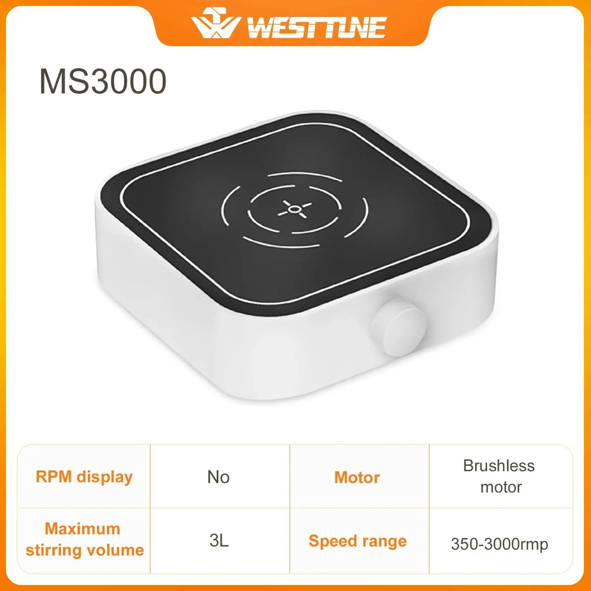 WEST TUNE 2000rpm/3000rpm Mini Magnetic Stirrer with Stir