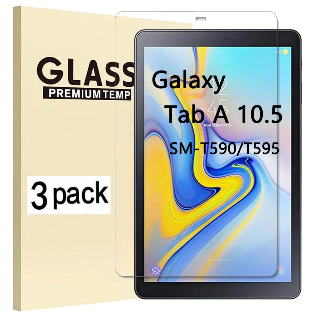 (3 Pack) Tempered Glass For Samsung Galaxy Tab