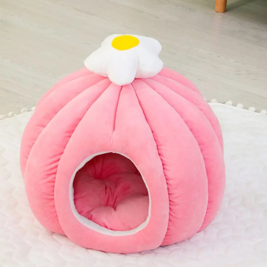 Closed Fluffy Cute Fashion Habitats Cat Bed Kittens