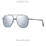 Men's Polarized Sunglasses UV400 TR Metal Colorful Square