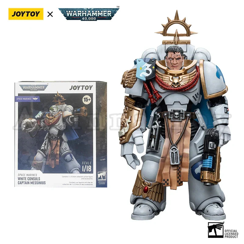 JOYTOY 1/18 Action Figure (3PCS/SET) 40K White Consuls