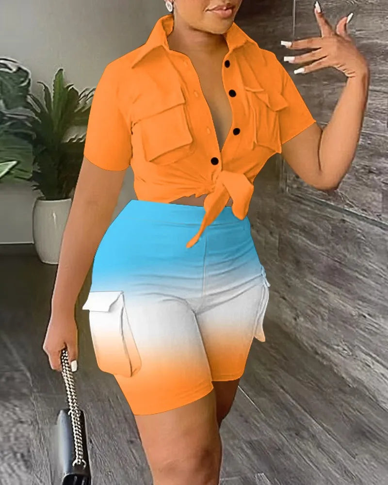 Two Piece Sets Women Outifits 2023 Summer Fashion