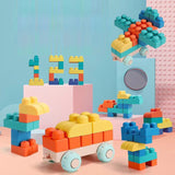 Diy Baby Soft Rubber Big Particle Bricks Model