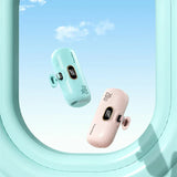 10000mAh Wireless Power Bank Mini Capsule Capsule Fast