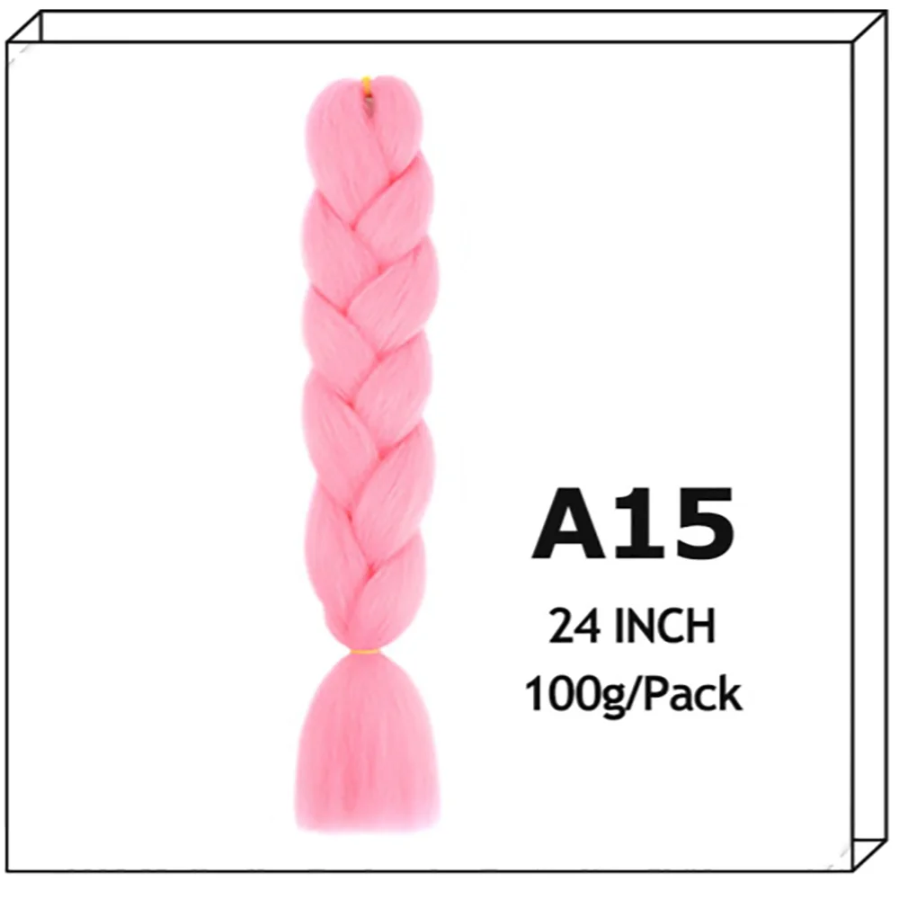 24Inch Synthetic Long Jumbo Ombre Braiding Hair For