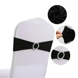 20 Pieces Polyester Spandex Chair Sashes Bands Stretch