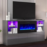 68'' Fireplace TV Stand with 40'' Fireplace, Modern