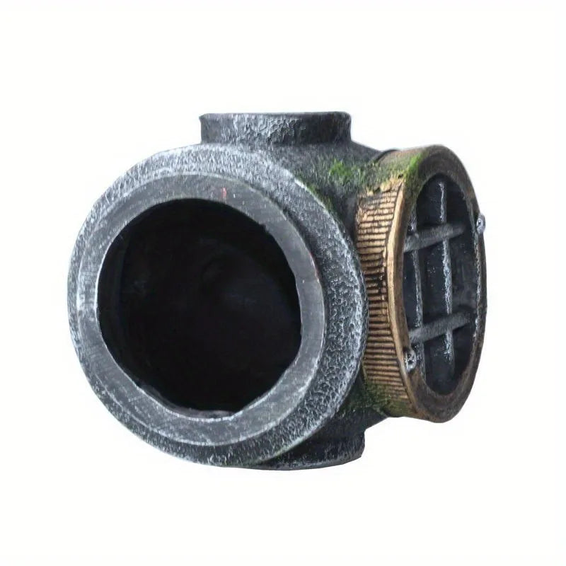 1pc Resin Diving Helmet Wreck Aquarium Fish Tank