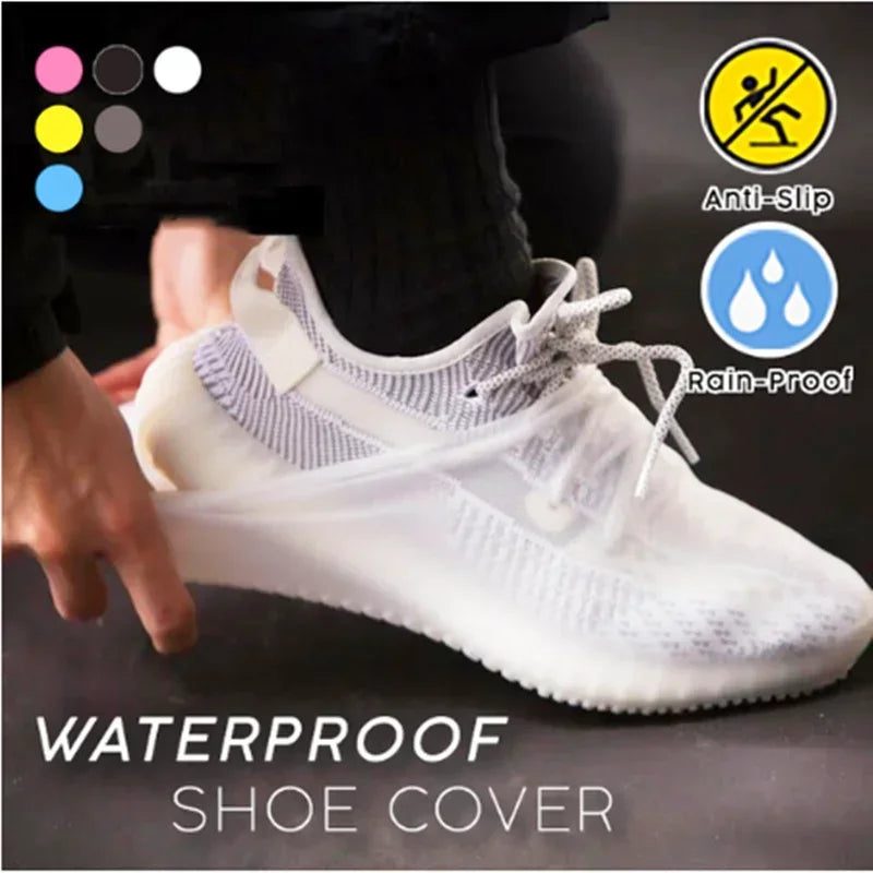 Silicone Shoes Cover Rain Waterproof Men Women Shoes