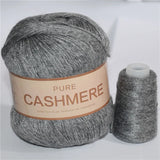 Pure Natural Mongolian Cashmere Yarn Crochet Lana para