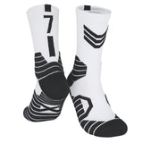 5 Pairs Men's Athletic Crew Socks Performance