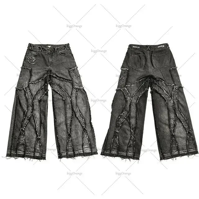 Y2K Punk Hip Hop Jeans Men Women 2023