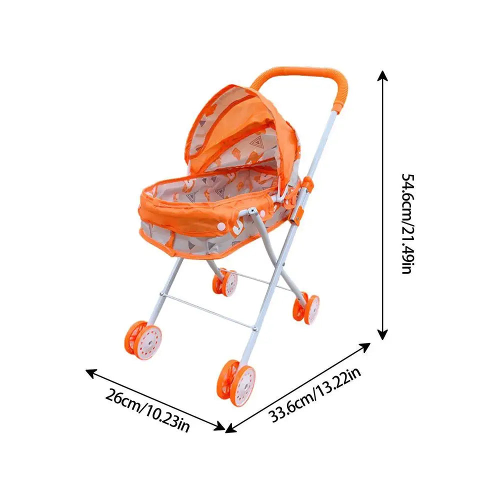 Baby Stroller Dollhouse Toys Creative Kids Play House
