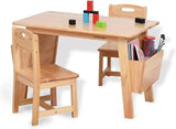 KRAND Kids Solid Wood Table and 2 Chair