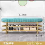 Nordic Shoe Bench Soft Cushion Multifunctional Shoe Rack